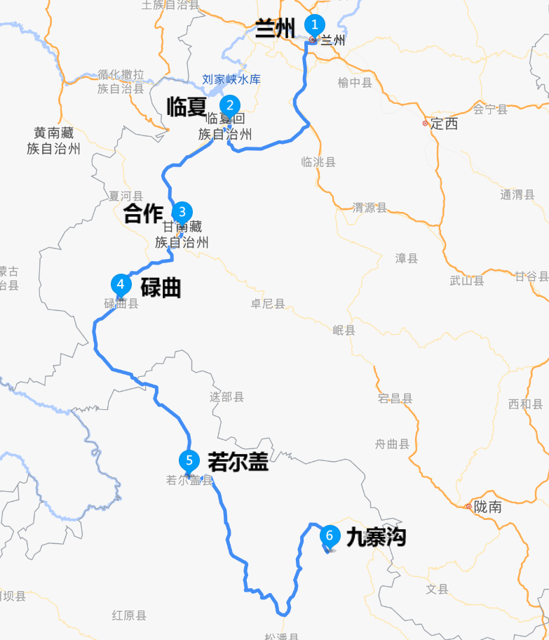 自己开车去九寨沟，竟然有5条路线？最后2条即将成为网红玩法